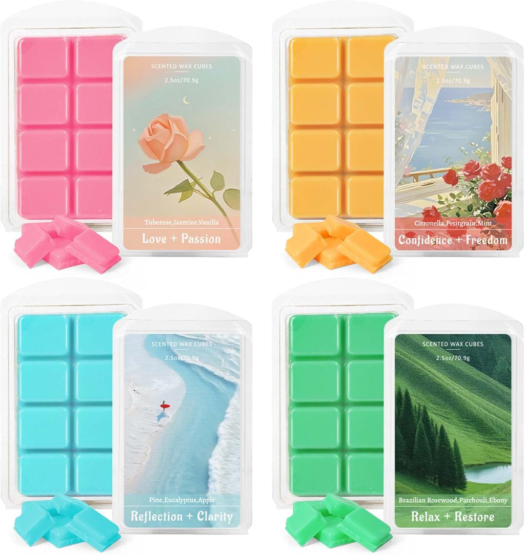 Soy wax melts | Natural soy with essential oils | 4 x 2.5oz