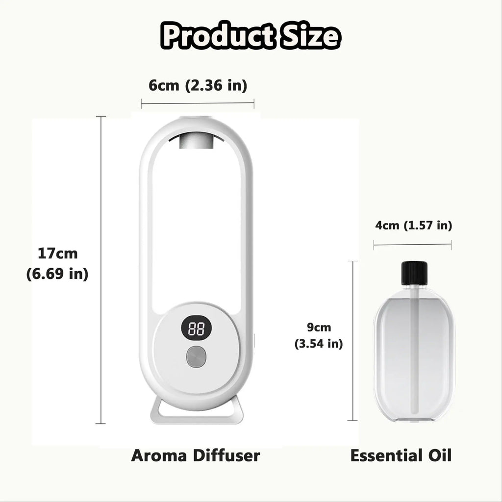 USB fragrance diffuser with light | 5 scent options | Gardenia, True Me, Shangri-La, Hilton, Jasmine