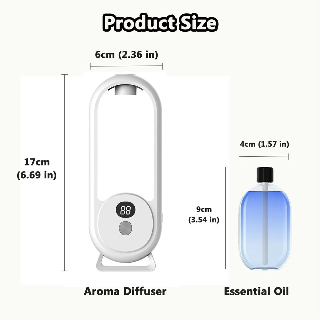 USB fragrance diffuser with light | 5 scent options | Gardenia, True Me, Shangri-La, Hilton, Jasmine