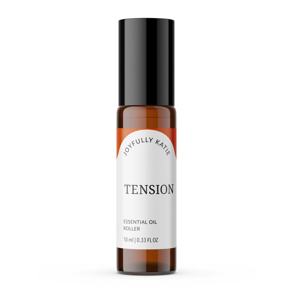 Tension Relief essential oil roller | Pre-diluted blend | Roman Chamomile, Marjoram, Lavender