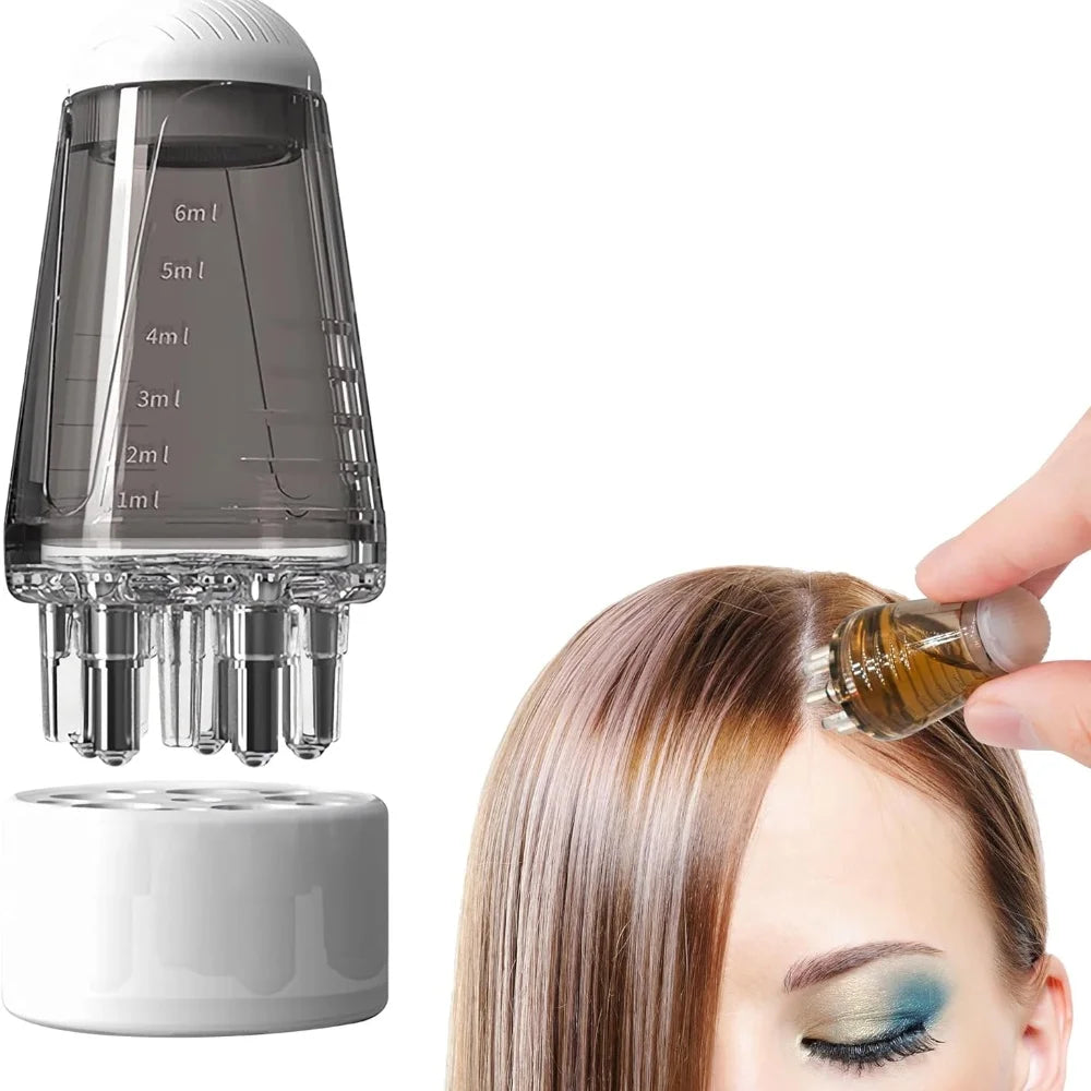 Hair oil applicator | Scalp massage roller | 6ml capacity