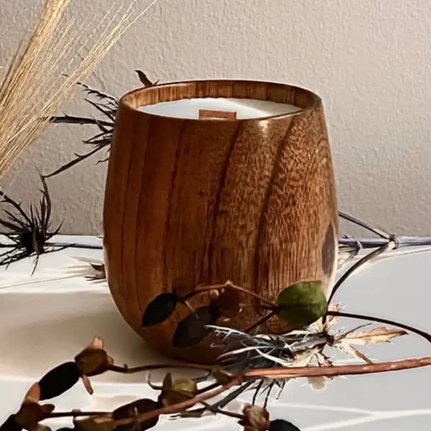 Soy wax fragrance candle | Shinrin | juniper | repurposable container