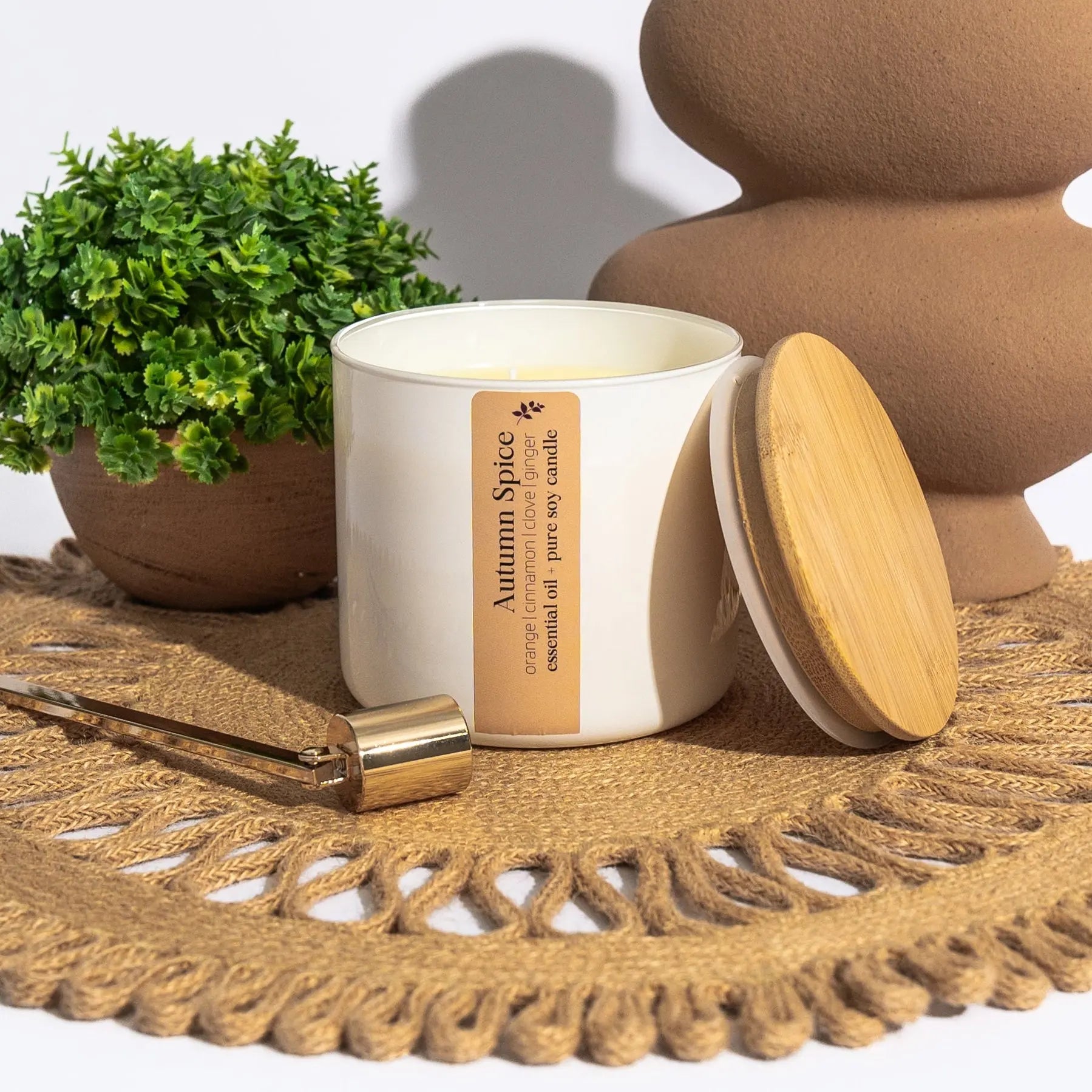 Soy wax essential oil candle | Autumn Spice | 6 oz or 16 oz