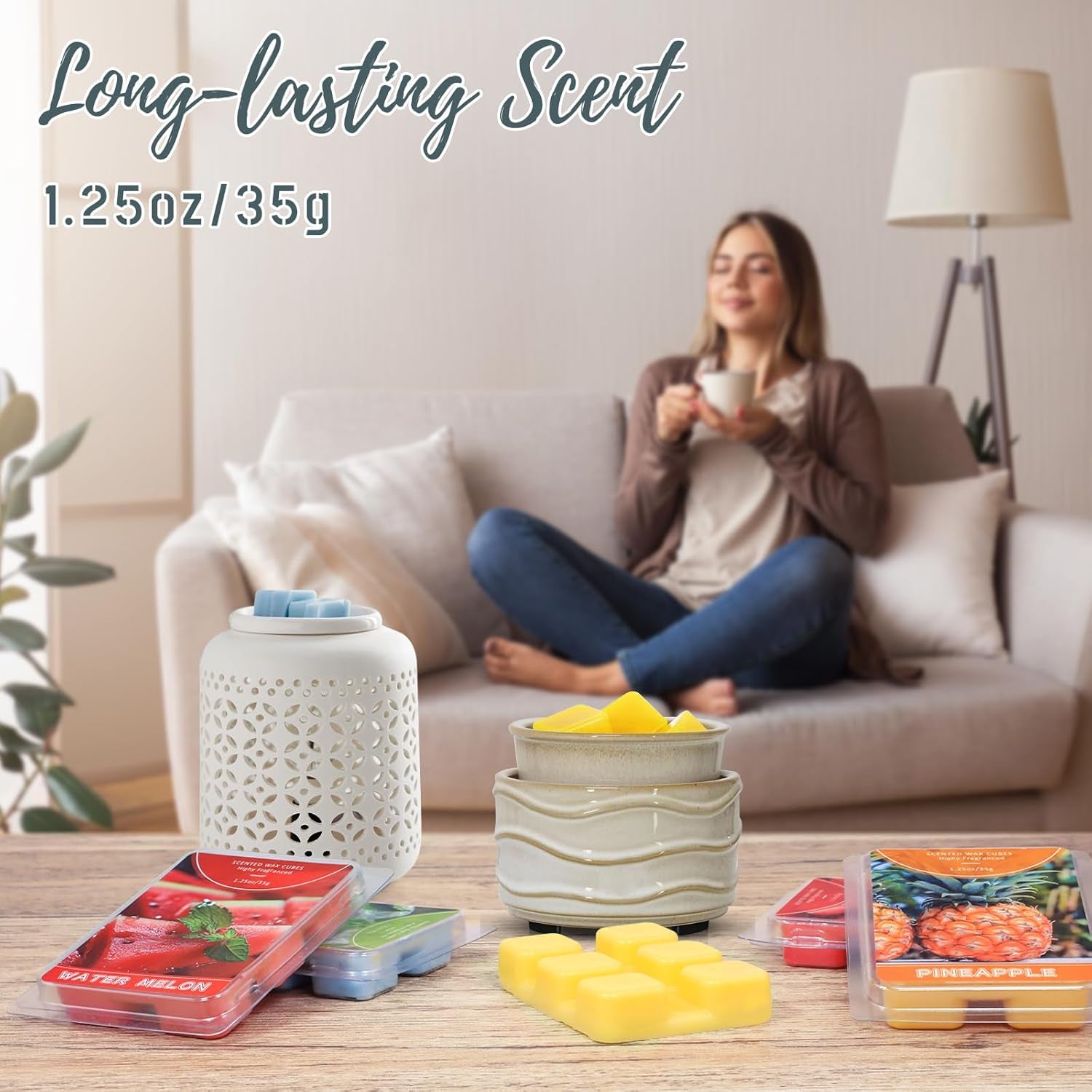 Soy wax melts | Fresh fruits & florals | 6-pack