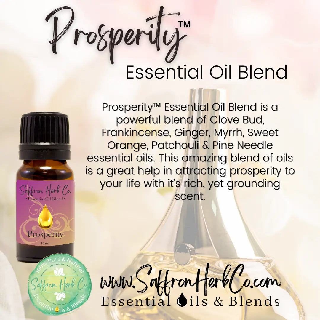Prosperity essential oil blend | 7-oil pre-blend | 15ml