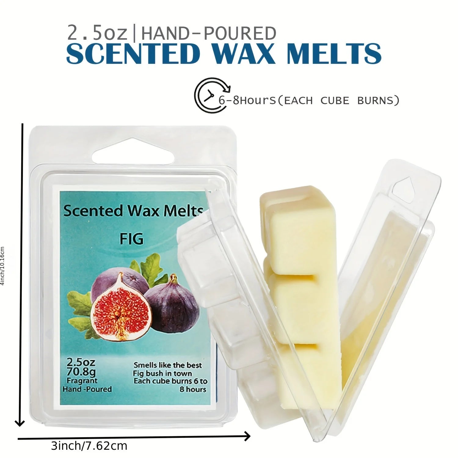 Soy wax candles | Hand-poured cubes | Scented gift box