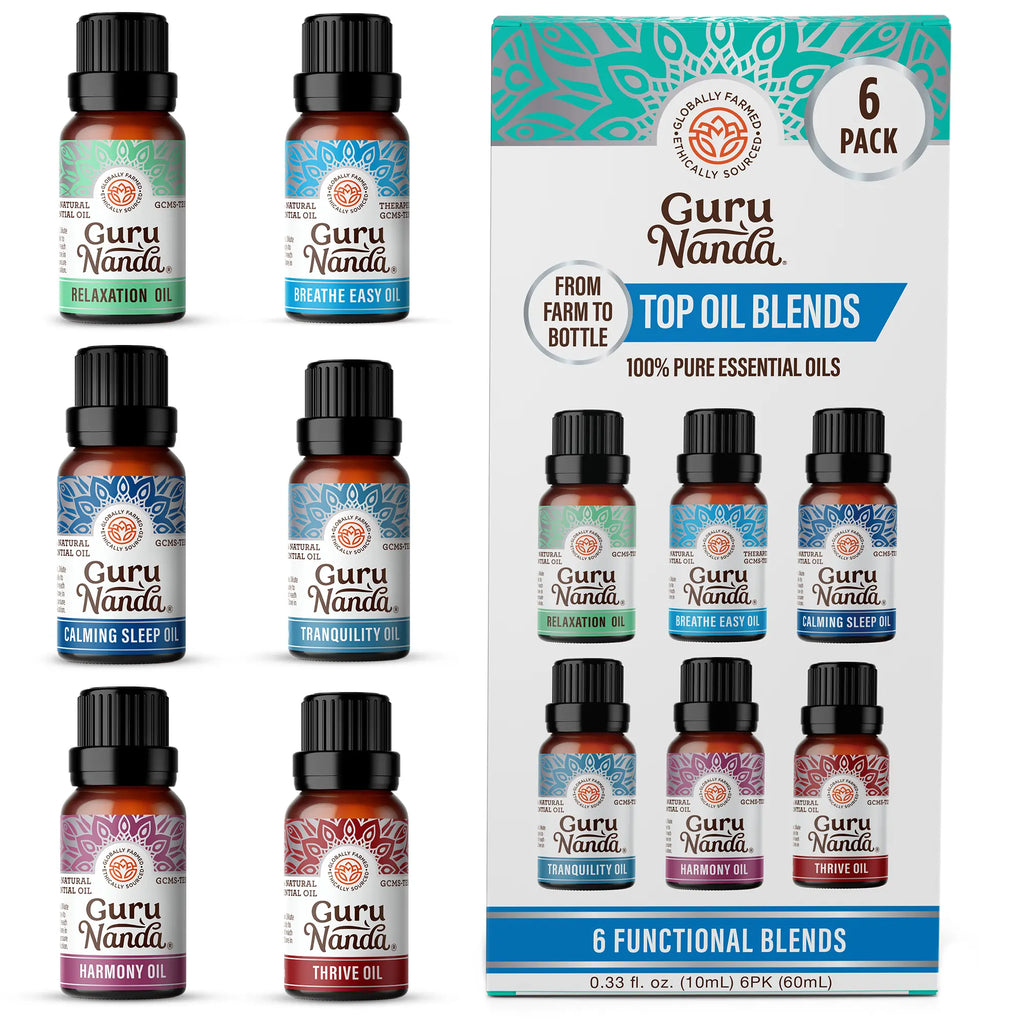 Essential oil blends set | 6-blend wellness collection | Pure oils