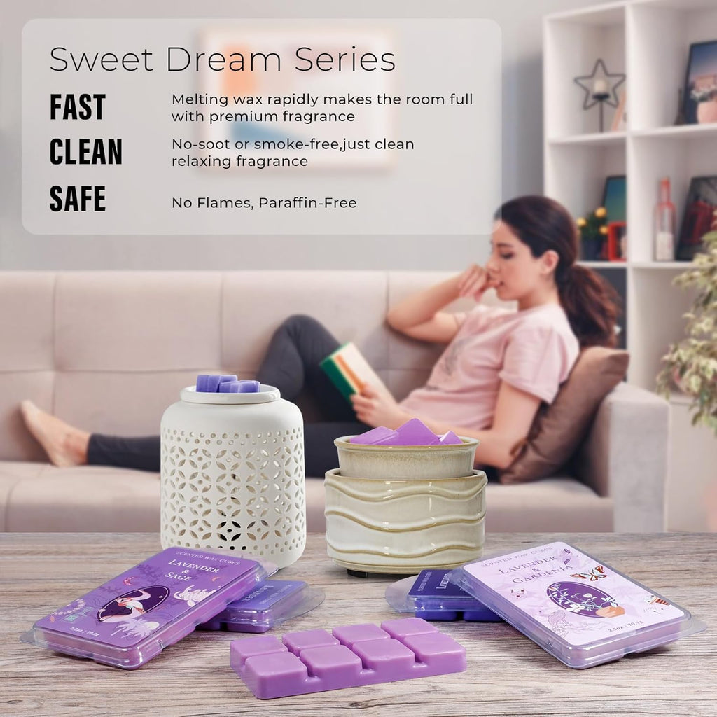 Soy wax melts | Lavender sleep & home fragrance | 4-pack