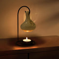 Hanging cauldron wax melt burner | White | Ceramic