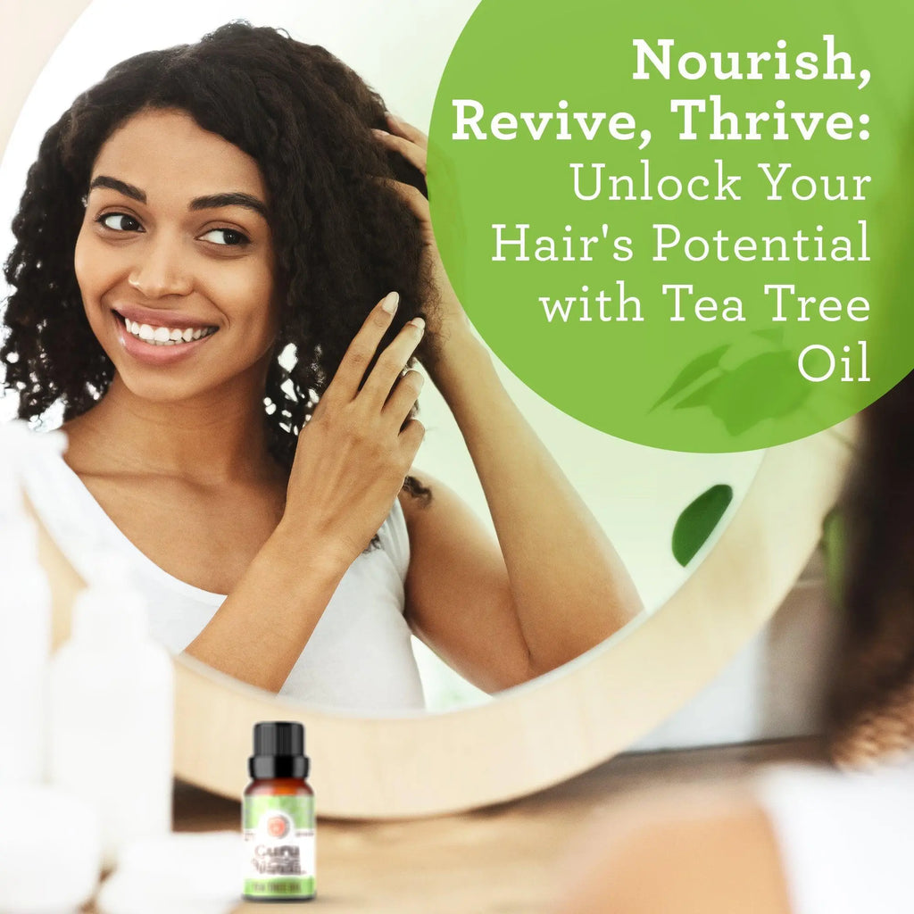 Tea tree essential oil | Woody, camphorous aroma | 2-pack