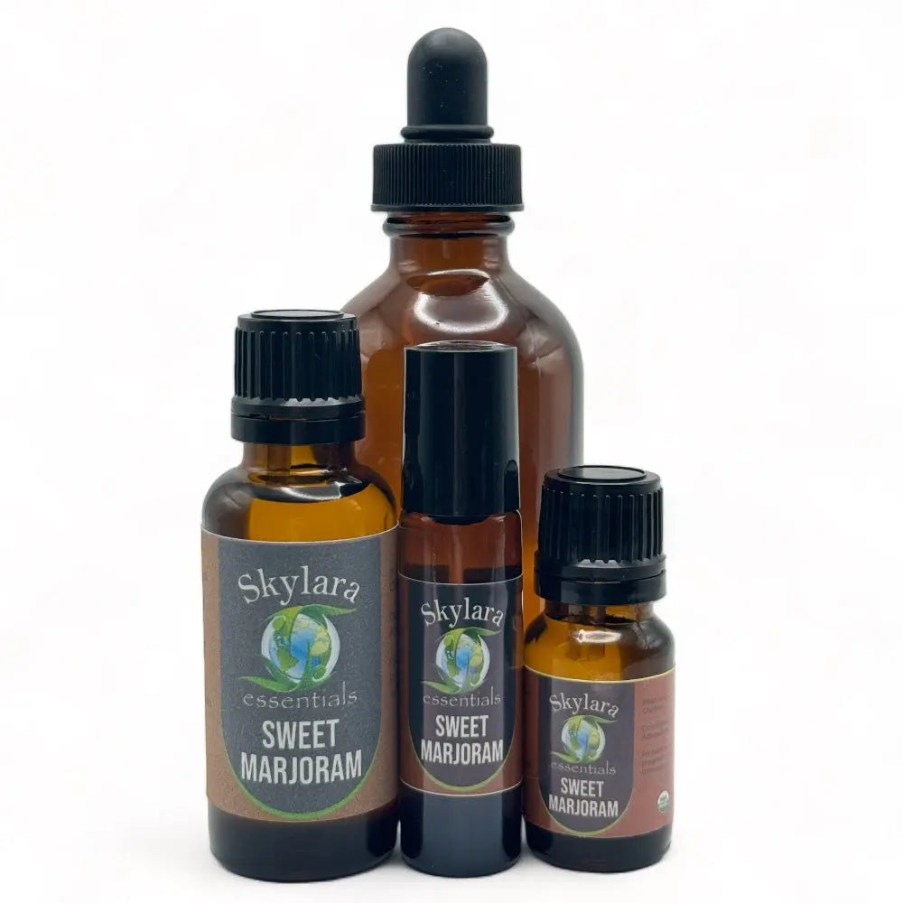 Sweet Marjoram essential oil | Egyptian, steam-distilled | Pure and roll-on