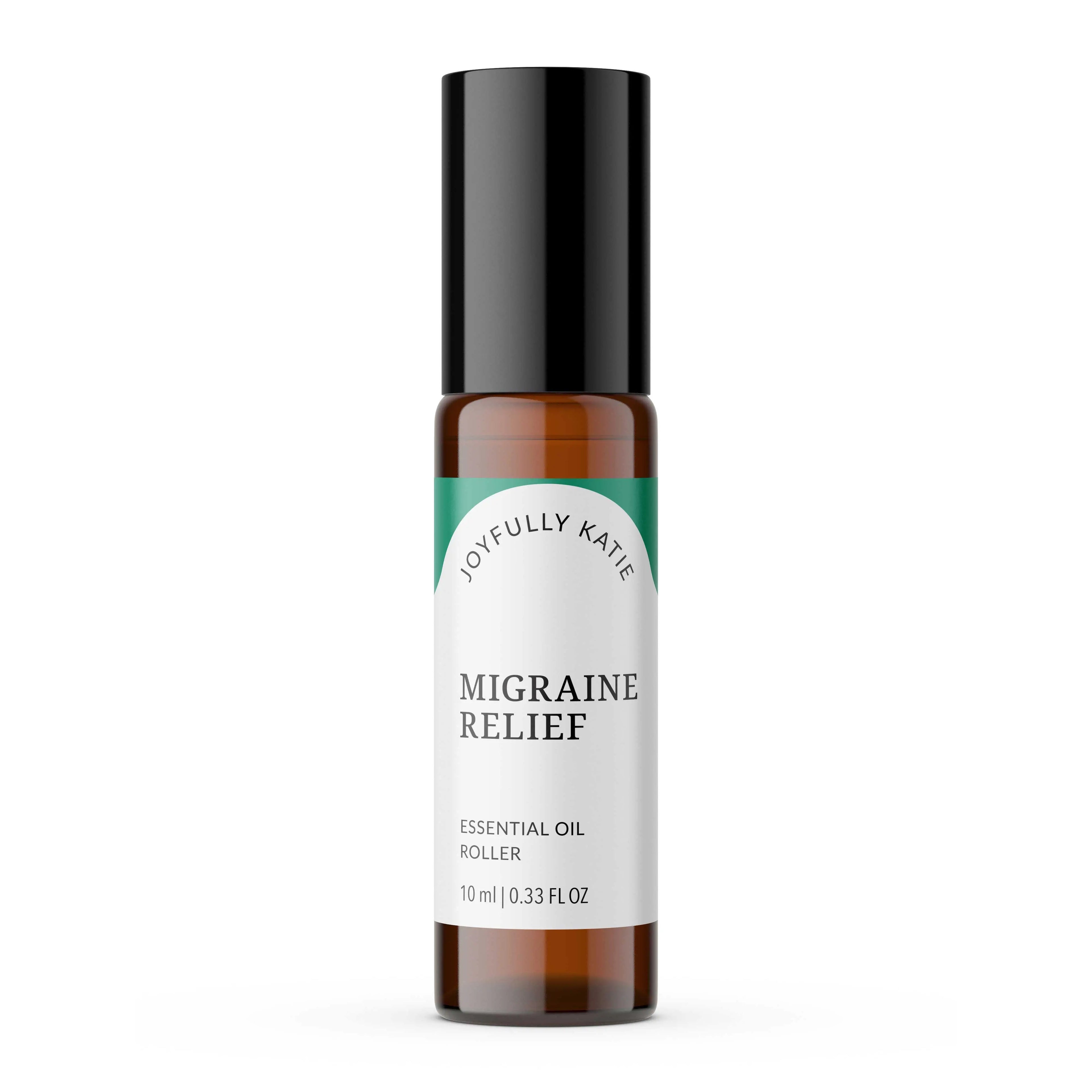 Migraine Relief essential oil roller | Pre-diluted blend | Peppermint, Eucalyptus, Rosemary, Frankincense