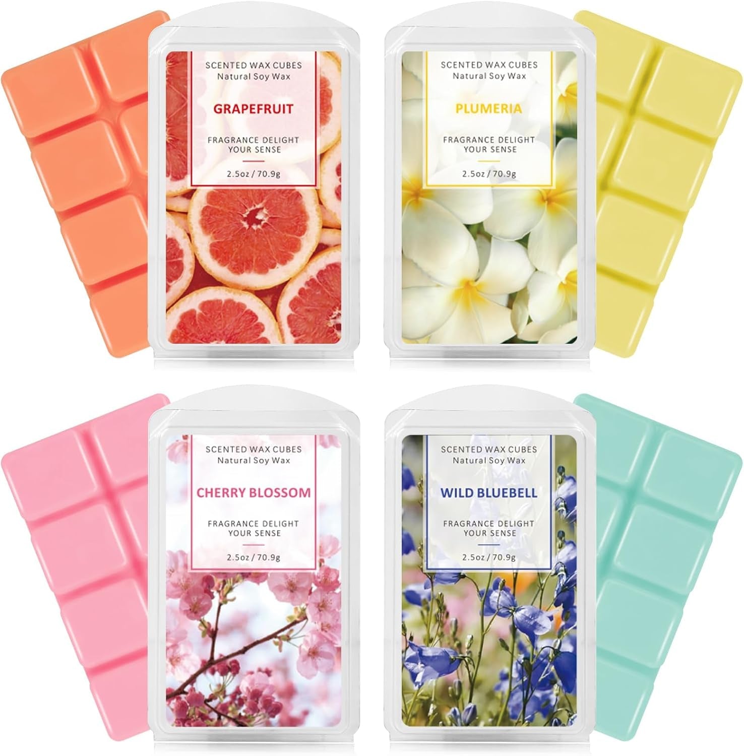 Soy wax melts | 4 scents | 4 x 2.5oz