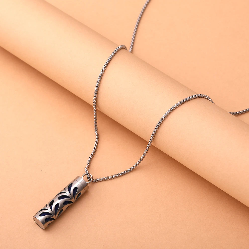 Aromatherapy necklace diffuser | 316L stainless steel locket | 65cm chain