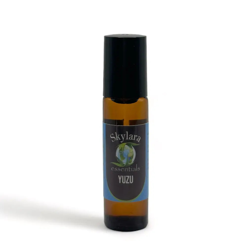 Yuzu citrus essential oil | Bright, zesty aroma | Pure oil and roll-on