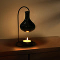 Hanging cauldron wax melt burner | Black | Ceramic