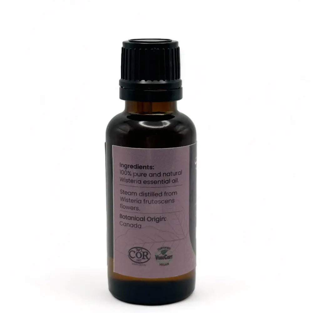 Wisteria essential oil | Canadian, steam-distilled | Pure oil and roll-on