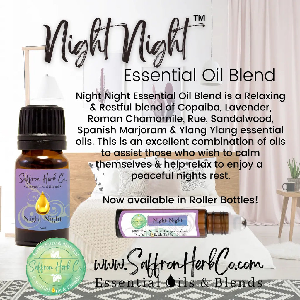 Night Night sleep essential oil blend | Pre-blended, 7 oils