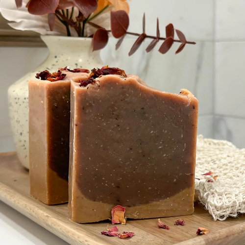 Bar soap | Rose & aloe vera | Natural, cold process