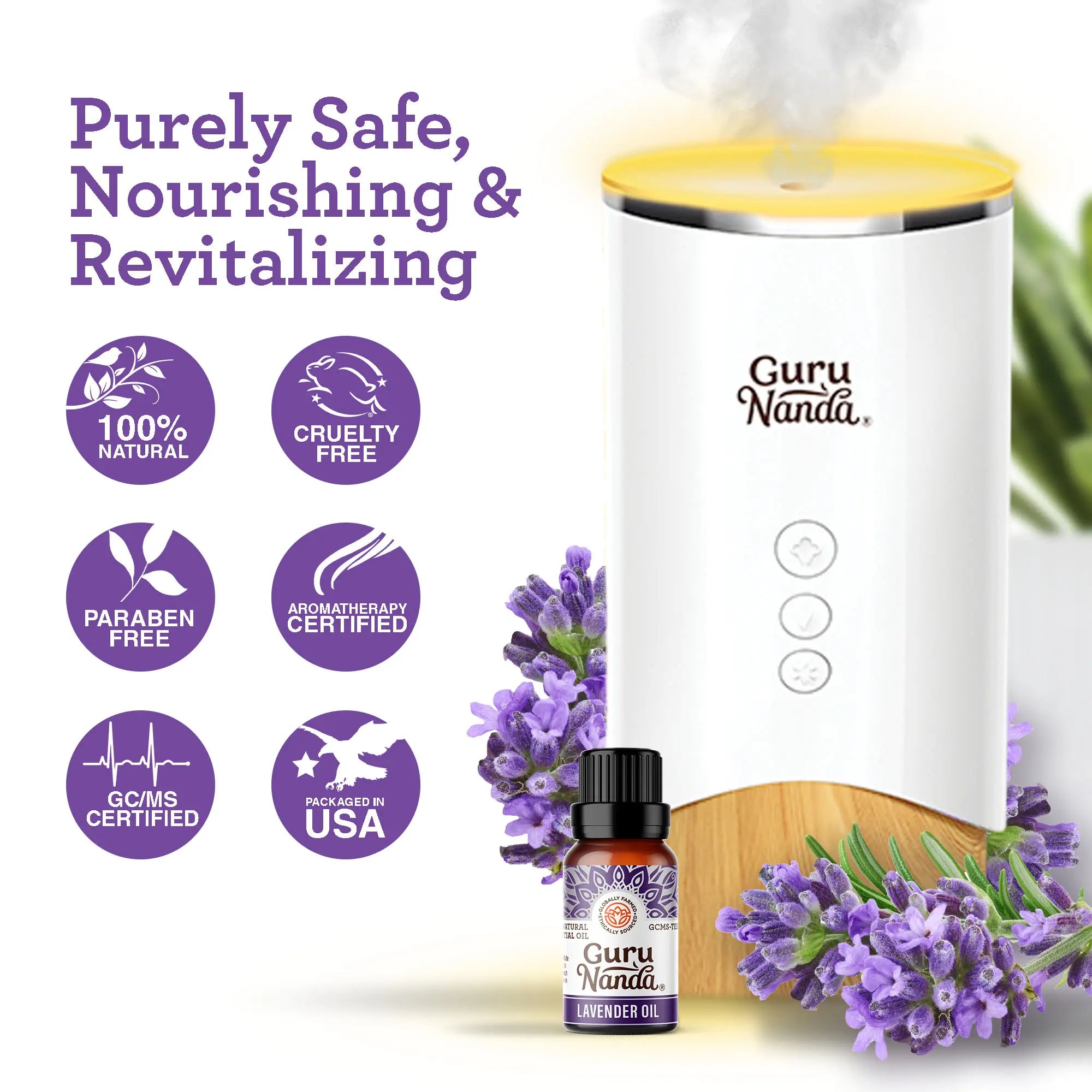 Lavender essential oil | Floral aroma | 2-pack