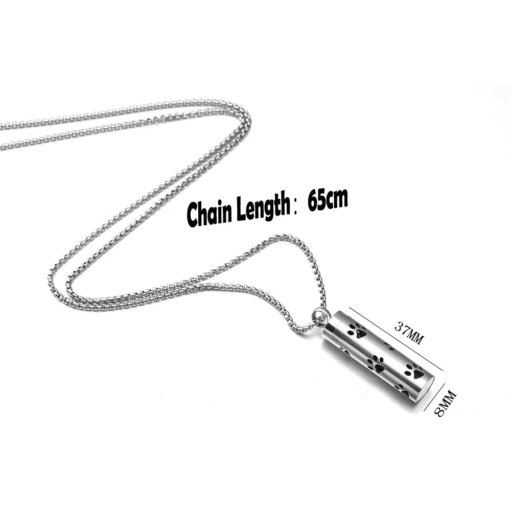 Aromatherapy necklace diffuser | 316L stainless steel locket | 65cm chain
