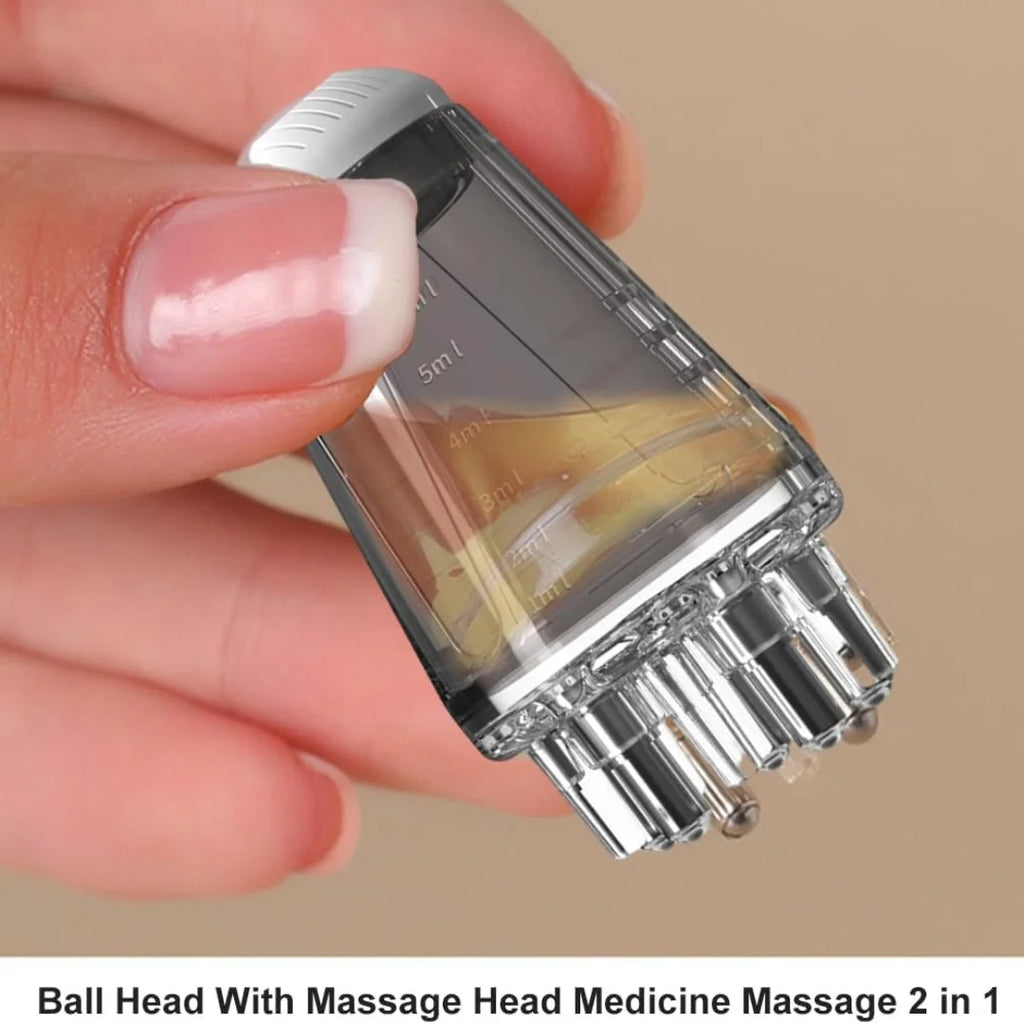 Hair oil applicator | Scalp massage roller | 6ml capacity