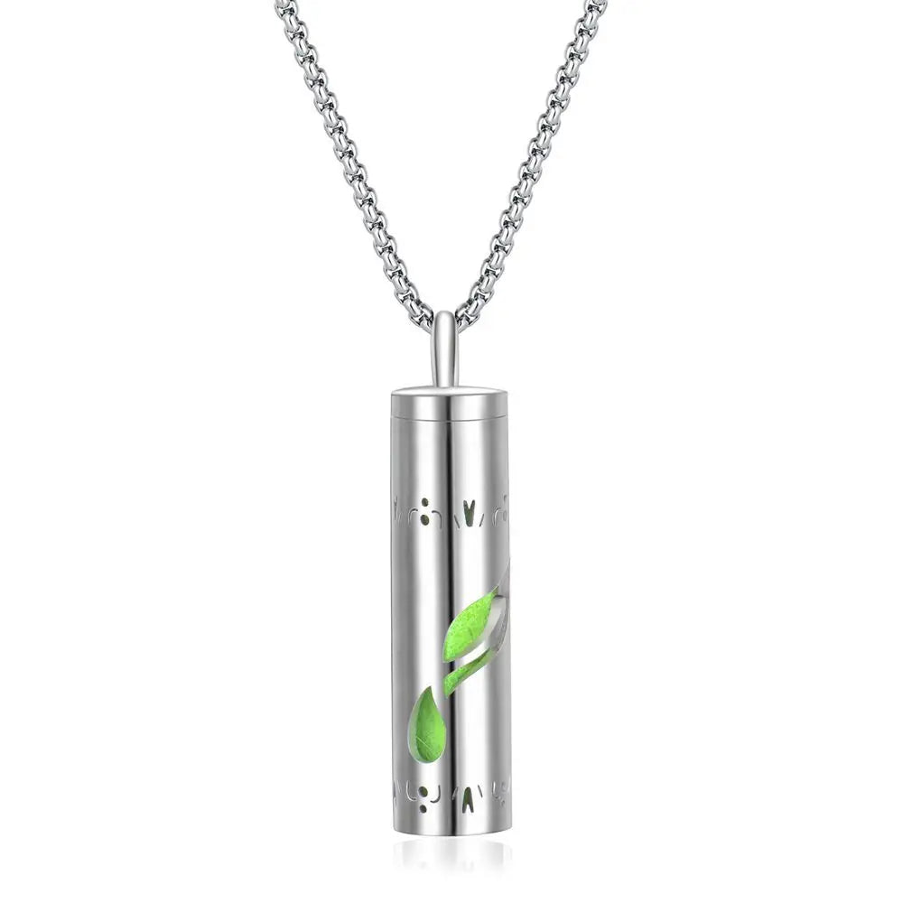 Aromatherapy necklace diffuser | 316L stainless steel locket | 65cm chain
