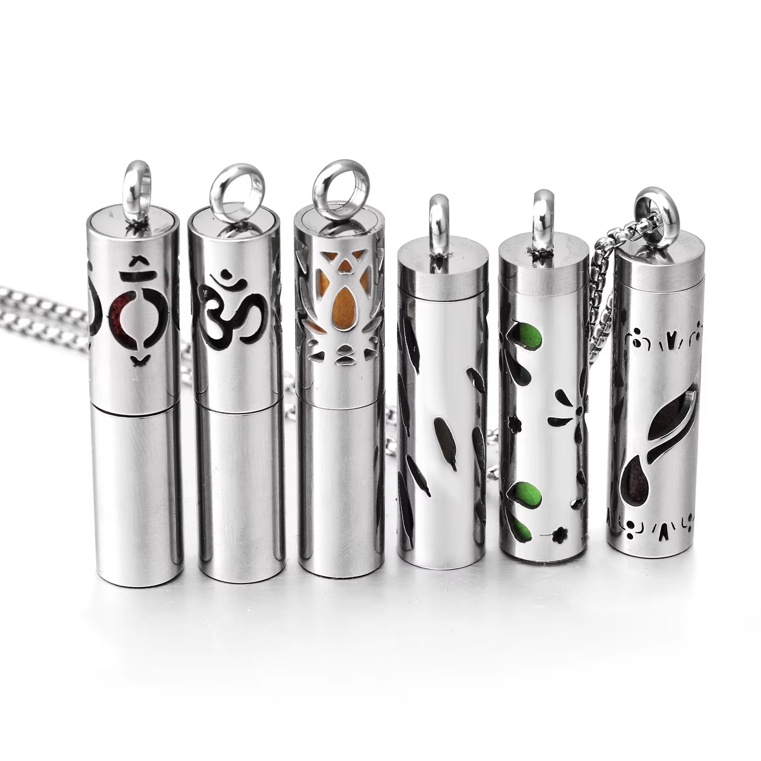 Aromatherapy necklace diffuser | 316L stainless steel locket | 65cm chain