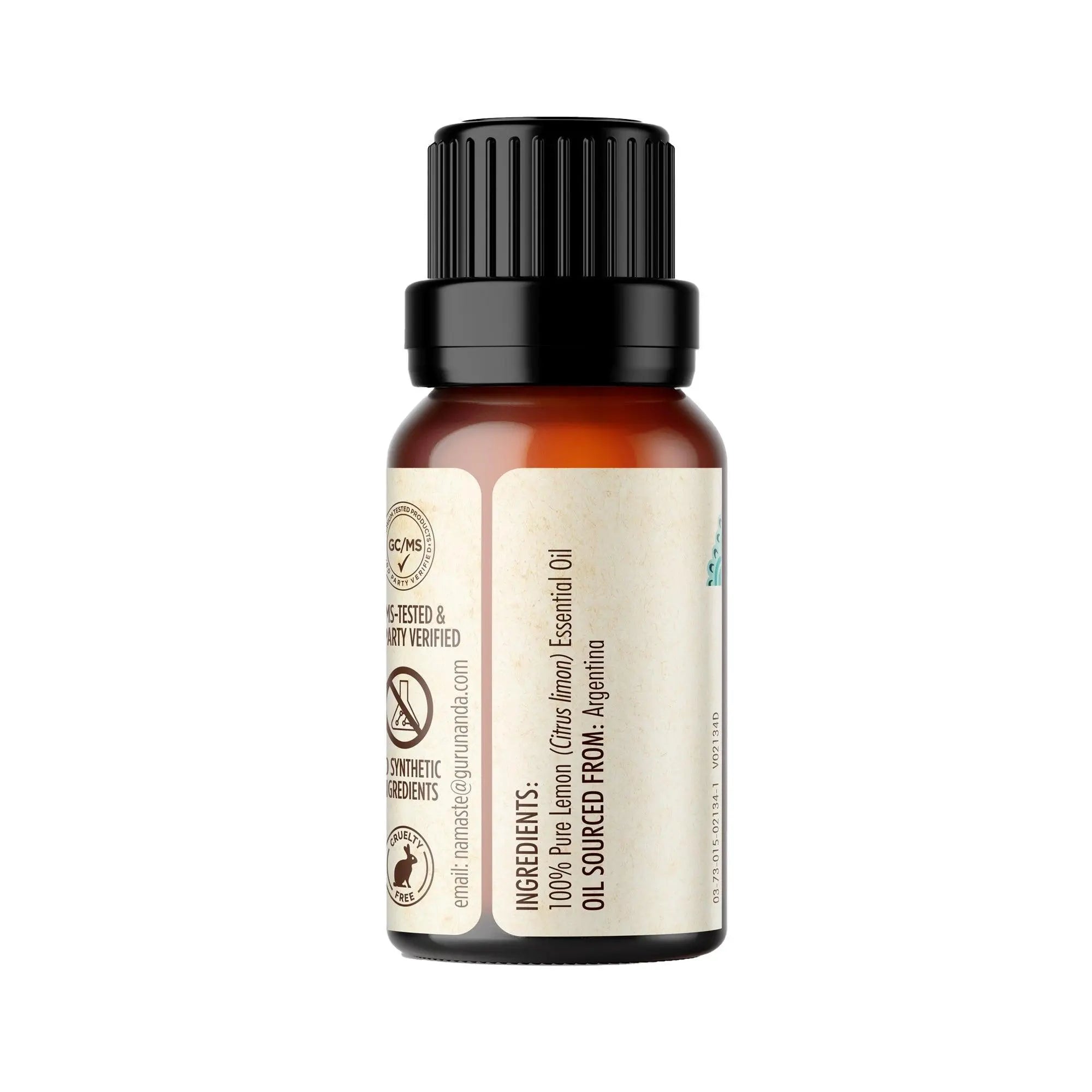 Lemon essential oil | Fresh citrus aroma | 2-pack