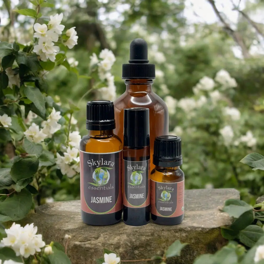 Jasmine Grandiflorum essential oil | Maldive Islands, made in USA | Pure oil and roll-on
