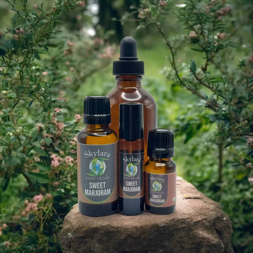Sweet Marjoram essential oil | Egyptian, steam-distilled | Pure and roll-on