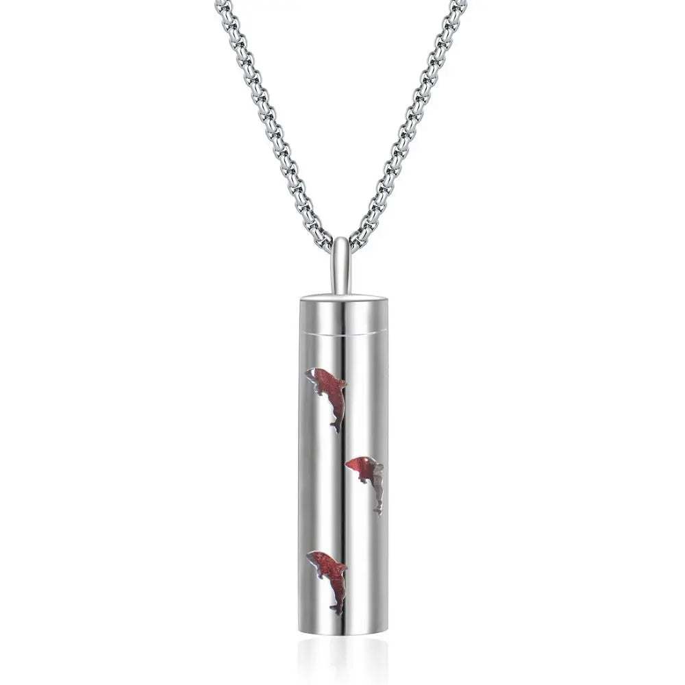 Aromatherapy necklace diffuser | 316L stainless steel locket | 65cm chain