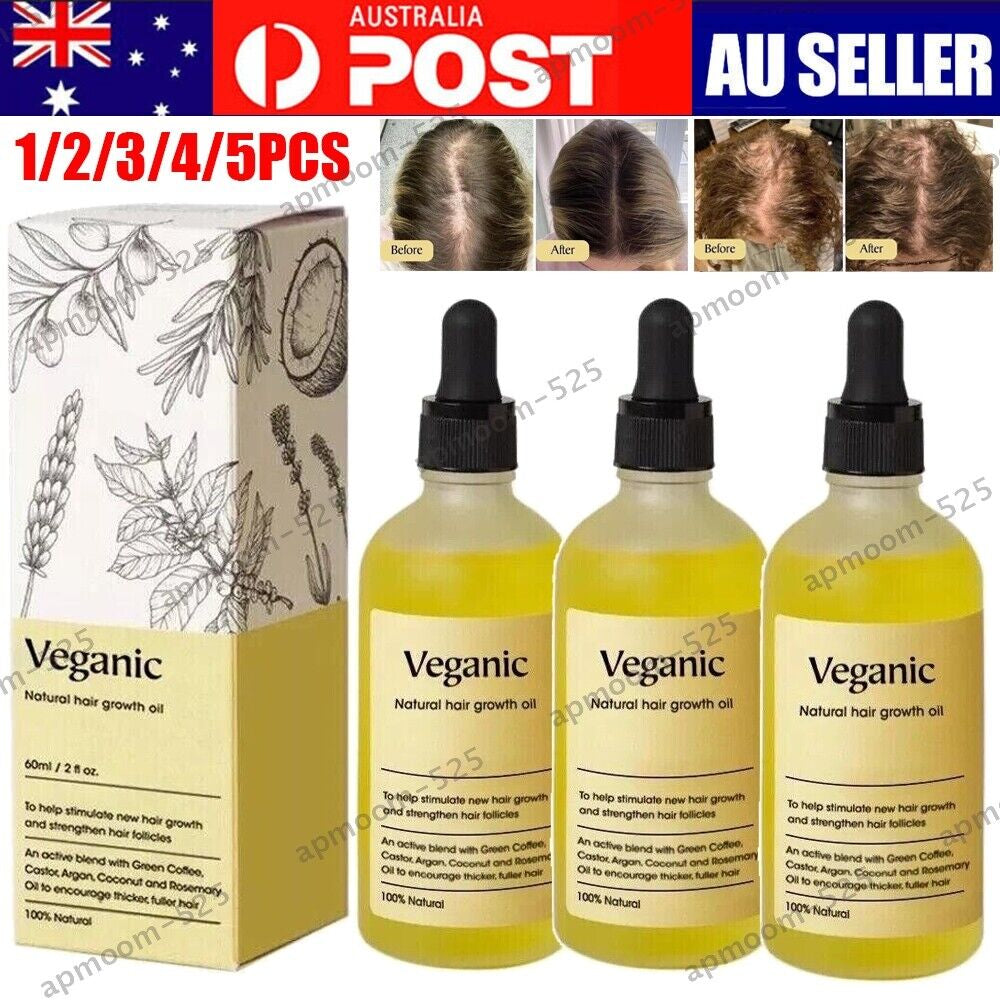 Natural hair growth oil | Veganic | 60ml