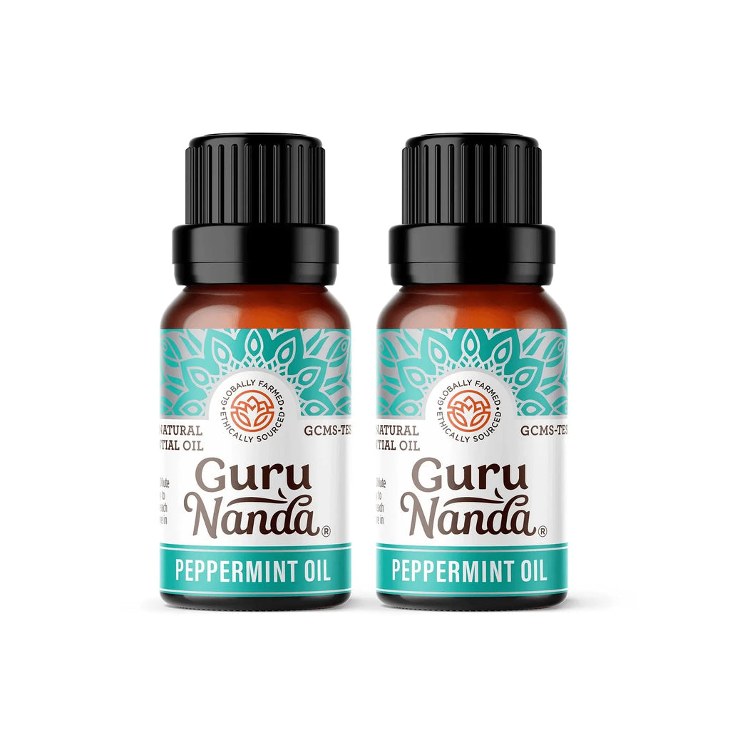 Peppermint essential oil | Refreshing mint aroma | 2-pack