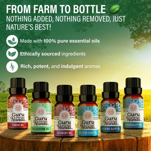 Essential oil blends set | 6-blend wellness collection | Pure oils