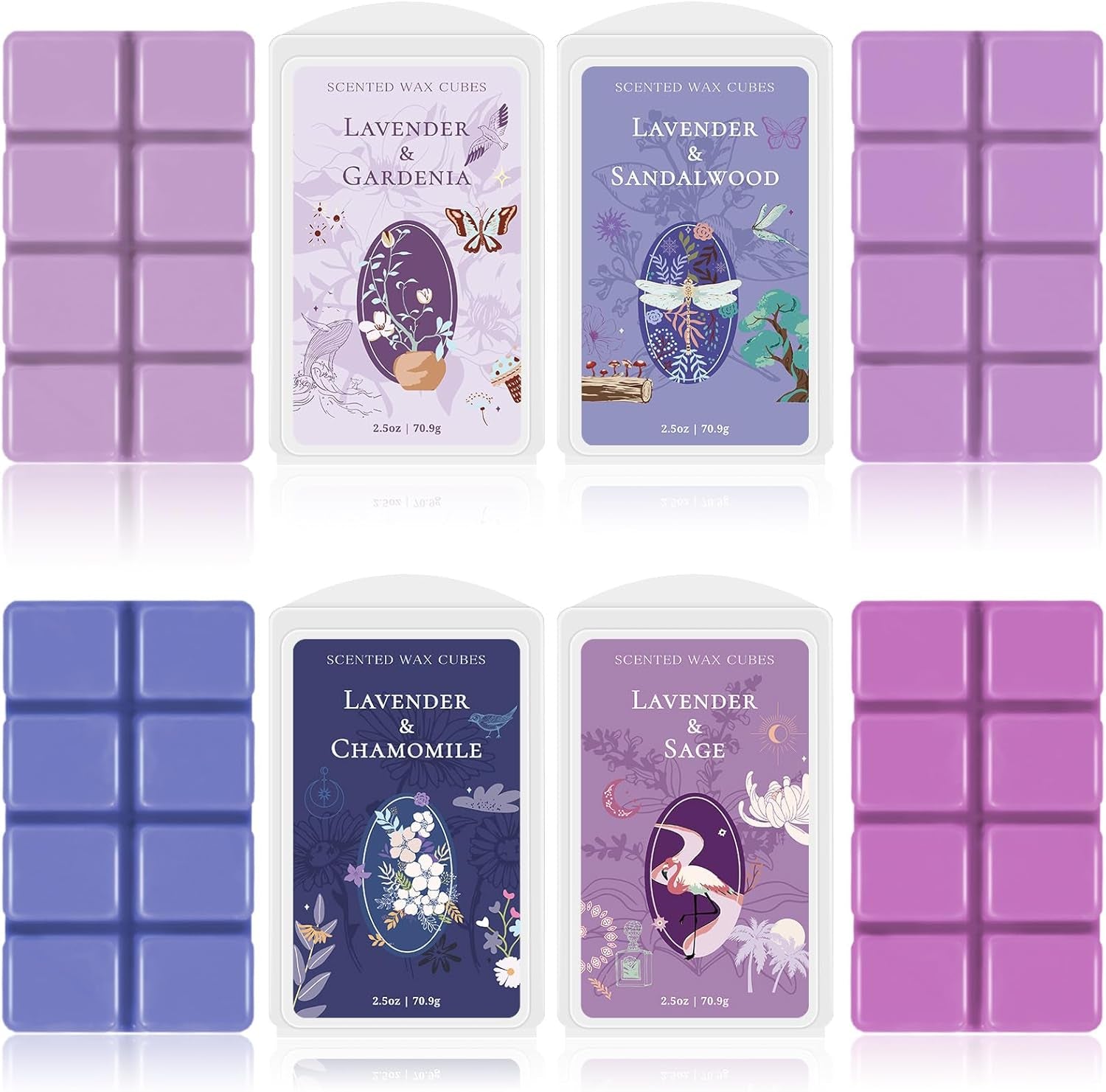 Soy wax melts | Lavender sleep & home fragrance | 4-pack