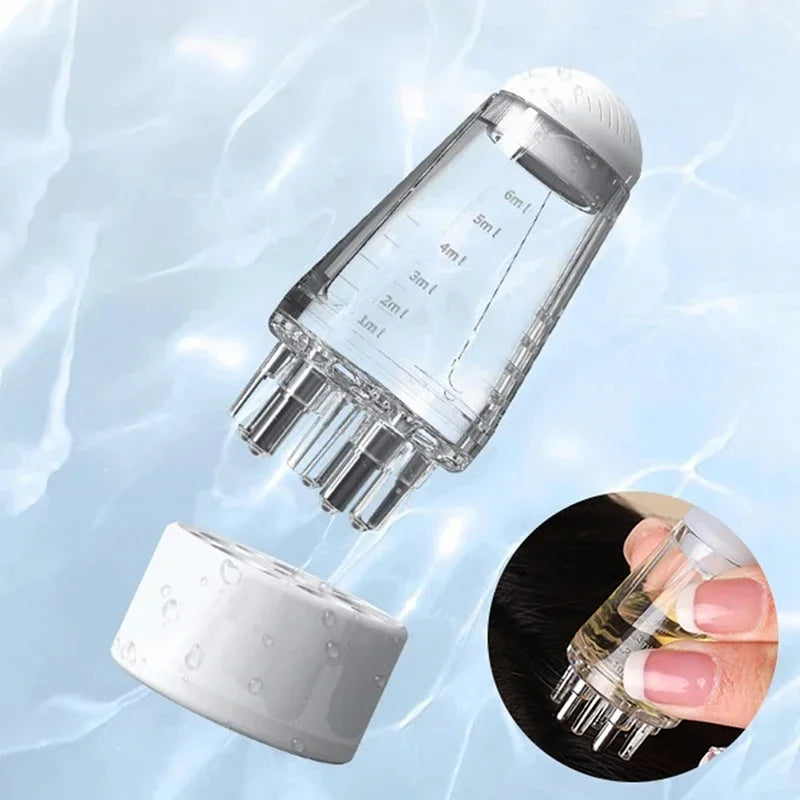 Hair oil applicator | Scalp massage roller | 6ml capacity