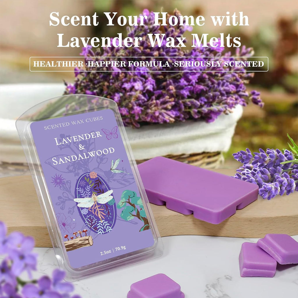 Soy wax melts | Lavender sleep & home fragrance | 4-pack