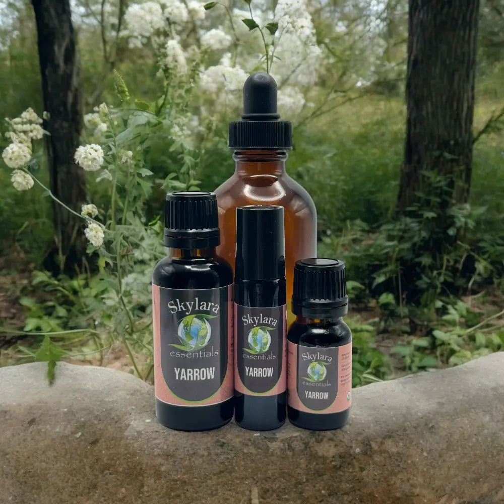 Yarrow essential oil | Therapeutic grade | Pure oil and roll-on