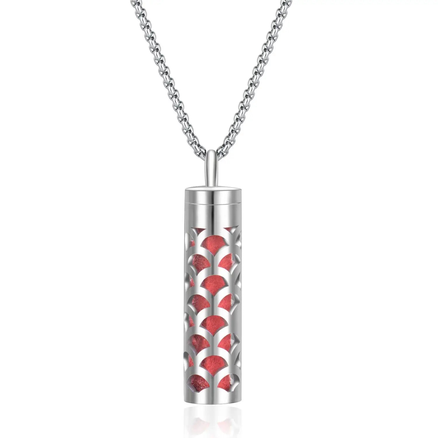 Aromatherapy necklace diffuser | 316L stainless steel locket | 65cm chain