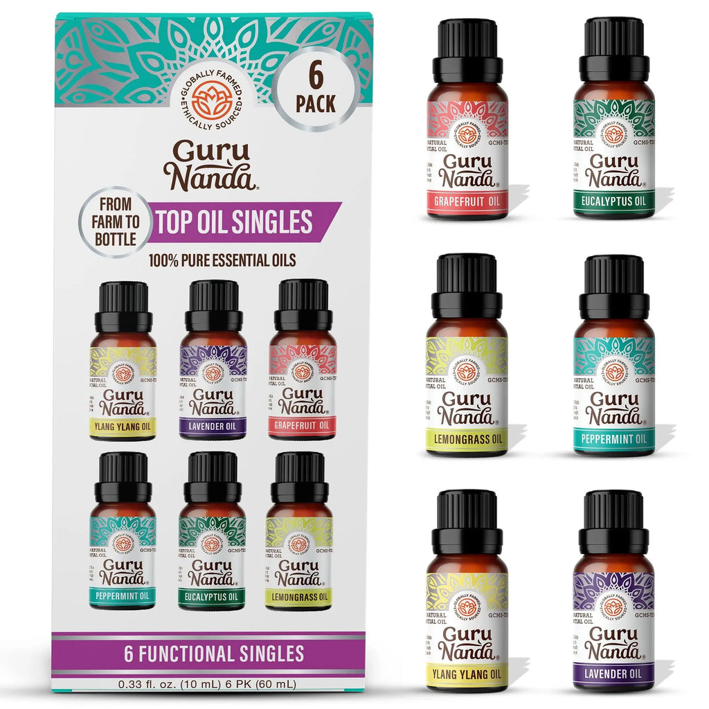 Essential oil single notes set | 6 pure single oils | Worldwide sourced