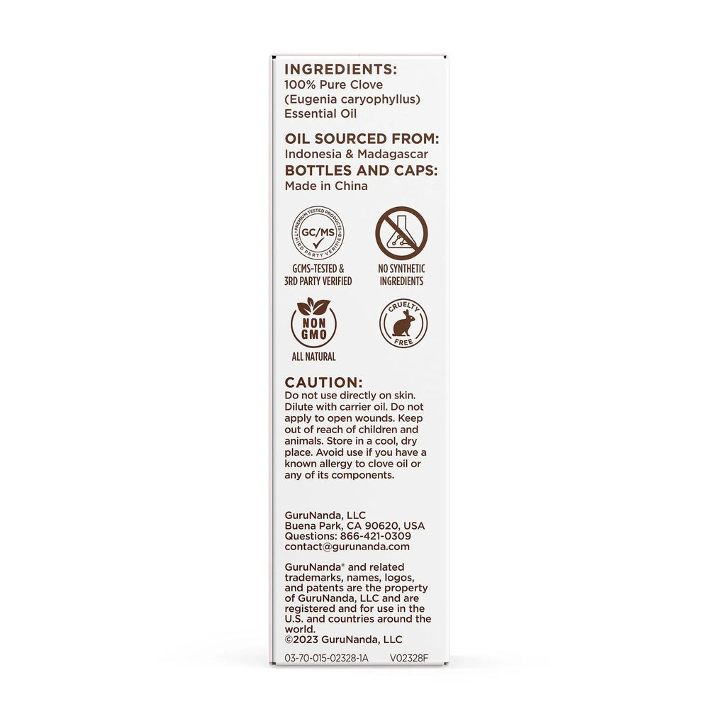 Clove essential oil | Spicy, warming aroma | 2-pack
