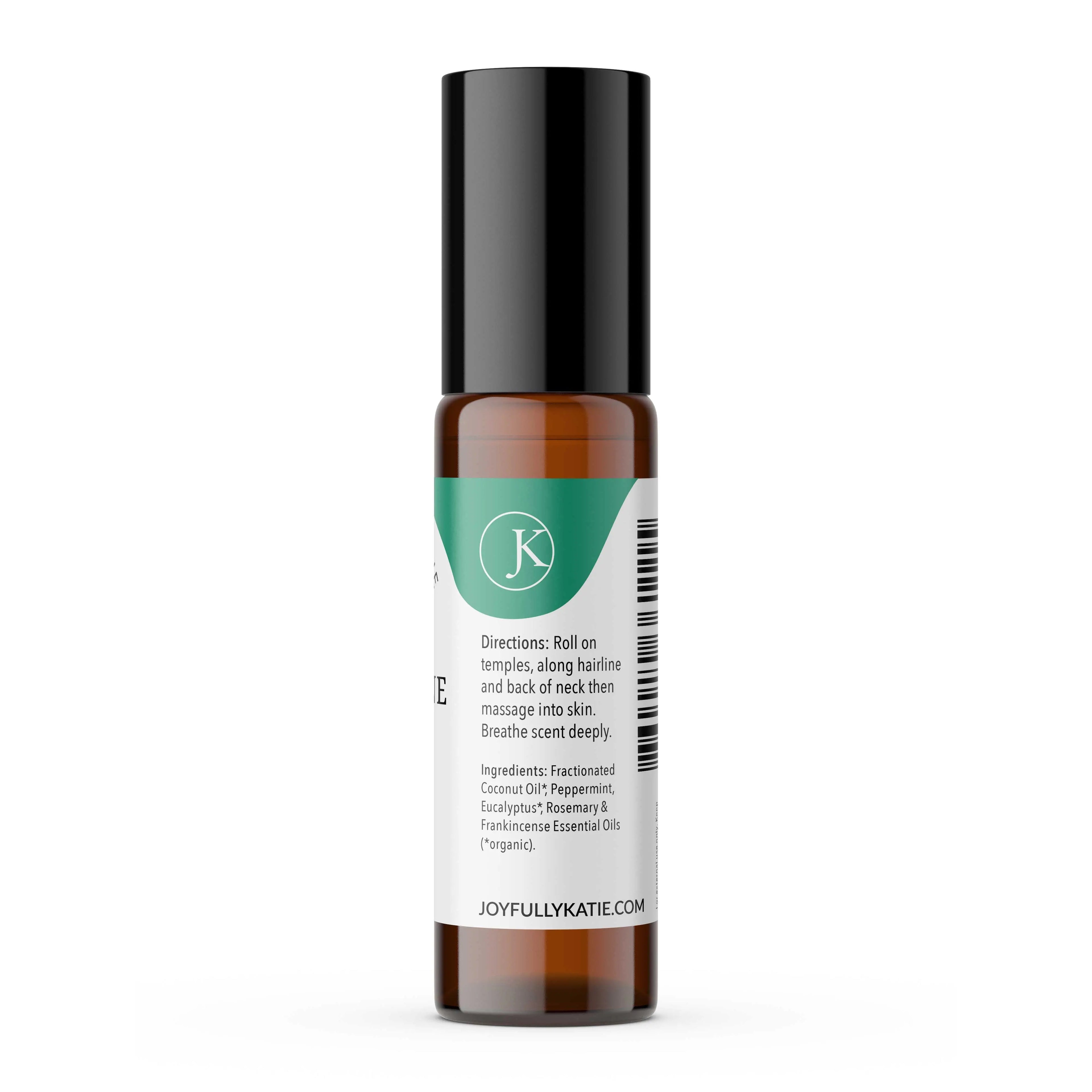 Migraine Relief essential oil roller | Pre-diluted blend | Peppermint, Eucalyptus, Rosemary, Frankincense